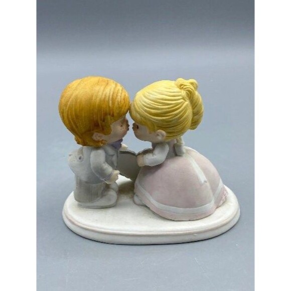 25th Anniversary Happily Ever After Bride and Groom Figurine Cake Topper Enesco - Picture 6 of 10